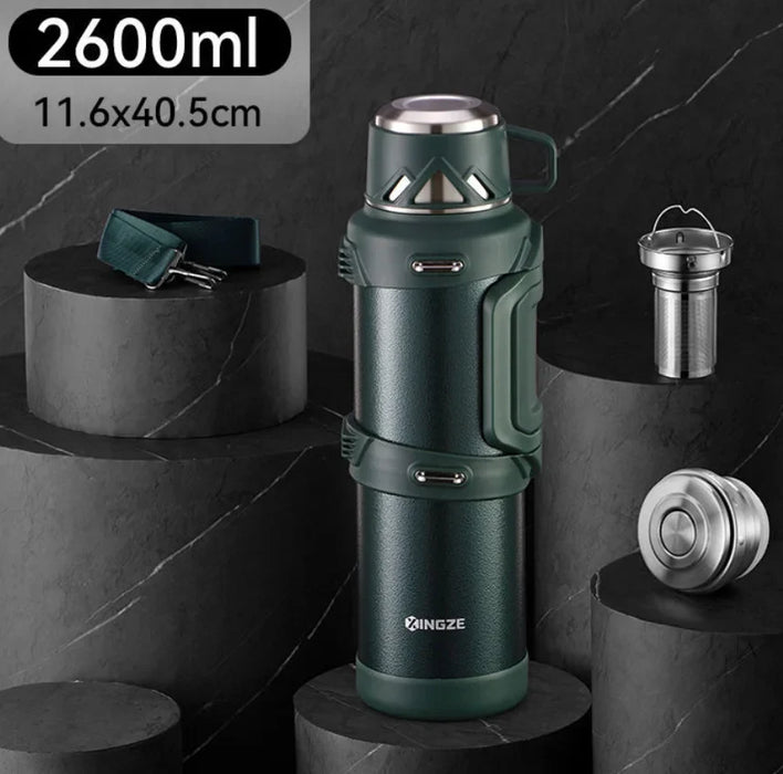 316 Stainless Steel Big Capacity Thermos Bottle 1L/ 2L /3L/ Outdoor Travel Coffee Mugs Thermal Vaccum Water Bottle Thermal Mug