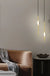 Copper Modern Led Pendant Light for Home Living Dining Room Kitchen Chandelier Luxury Crystal Bedroom Interior Lighting Fixtures