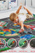 LED Play Carpets Kid Play Road Lighter Rugs Gift Car Area Rugs Floor Mat Anti-slip Floor Mat Home Decor Super Soft For Rugs