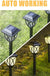 2pcs/Lot Led Solar Lawn Lights Outdoor Waterproof Warm Light Garden Decoration Lamp For Walkway Path Villa Yard Driveway