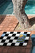 Retro Chessboard Plaid Bath Mats Fluffy Grids, Checkerboard Mat for Bathroom