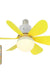 Ceiling Fan 40W/30W LED Fan lamp Remote Control AC85V-265V E27 Ceiling Fan with Memory Function for Offices Bedroom Kitchen