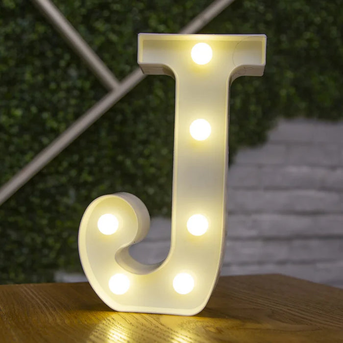 Alphabet Letter LED Lights Luminous Number Lamp Decor Battery Night Light for home Wedding Birthday Christmas party Decoration