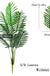 90-120cm Large Fake Palm Tree Artificial Tropical Plants Plastic Monstera Leaves Big Palm Tree Foliage for Home Garden Decor