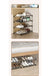 Fashion shoe rack metal simple shoe rack shoe storage rack bracket space saving living room black shoe rack