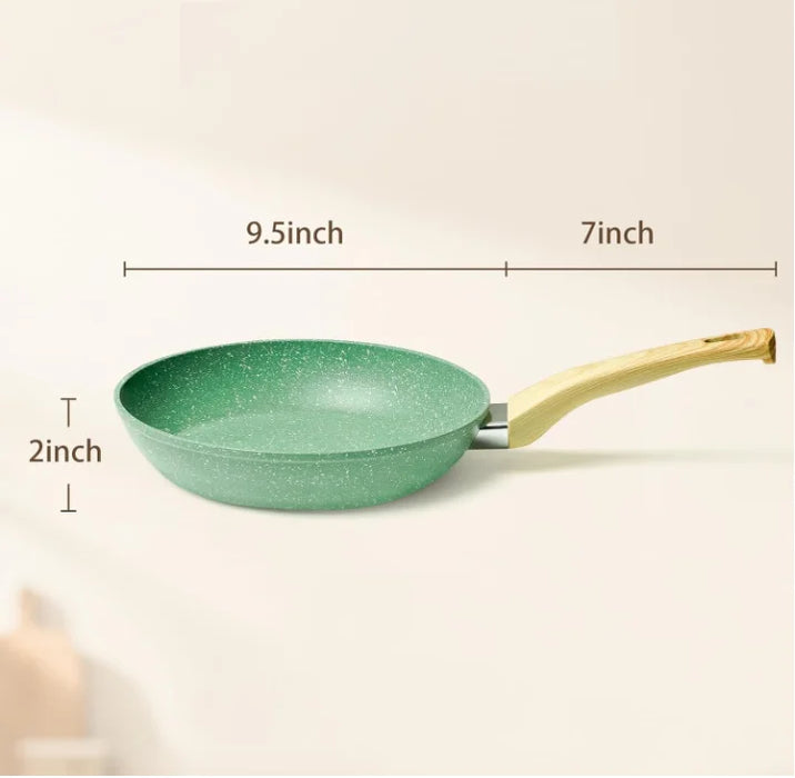 28/24/20cm Frying Pan Wok Pan Non-Stick Pan Skillet Cauldron Induction Cooker Pancake Pan Egg Pan Gas Stove For kitchen Home