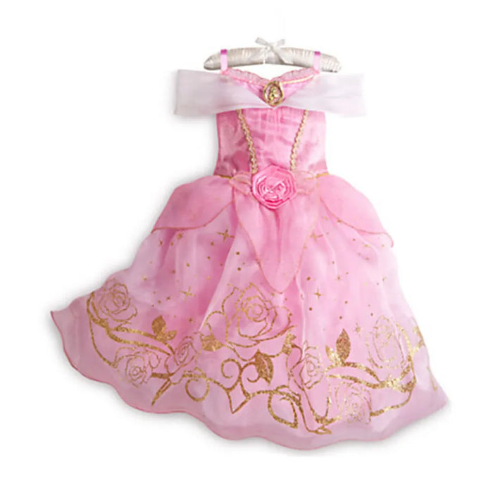 Girls Princess Dress Kids Cinderella Snow White Aurora Sofia Rapunzel Cinderella Halloween Costume Children Birthday Party Dress