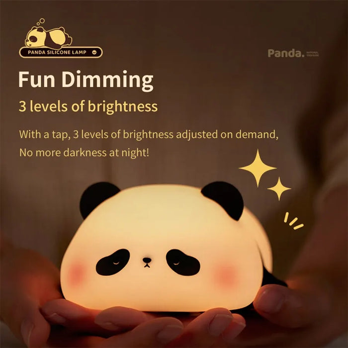 Cute LED Night Light Touch Sensor Cartoon Kid's Nightlights Silicone Child Holiday Christmas Gift Bedside Lamp Bedroom Decor