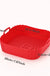 22cm Reusable Airfryer Pan Liner Accessories Silicone Air Fryers Oven Baking Tray Pizza Fried Chicken Airfryer Silicone Basket