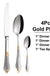 8/12/16/20/24Pcs Gold Plated Cutlery Stainless Steel Tableware Luxury Dinner Set Sliver Knife Fork Spoon Mirror Kitchen Utensils