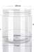 20pcs 200ml Empty Plastic Jars PET Clear Jar Cosmetic Face Cream Container Nut Candy Grain Storage Jar Home Kitchen Supplies