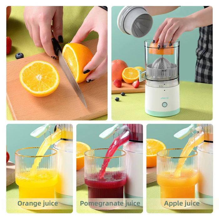 400ML Electric Fruit Juicer Juice Squeezer USB Charging Fruit Juicer Household Orange Lemon Blender Extractors Kitchen Tools