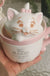 400ML New Anime Cartoon Disney Marie Cat Ceramic coffee cup Big Face Bowl Cute Home Rice Bowl Salad Fruit Bowl Ceramic Bowl