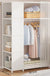 Dustproof Wardrobe Simple Assembly DIY Storage Wardrobe Bedroom Open Storage Cabinet Household Foldable Multi-layer Wardrobe