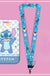 Disney Anime Credential Badge Holder Kawaii Stitch Card Holders Student Campus Lanyard Cards Holder Neck Straps for Kids Gift