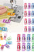 50PCS Sewing Clips Colorful Clips Multipurpose Plastic Craft Crocheting Knitting Safety Clothing Clips Color Binding Clips Paper