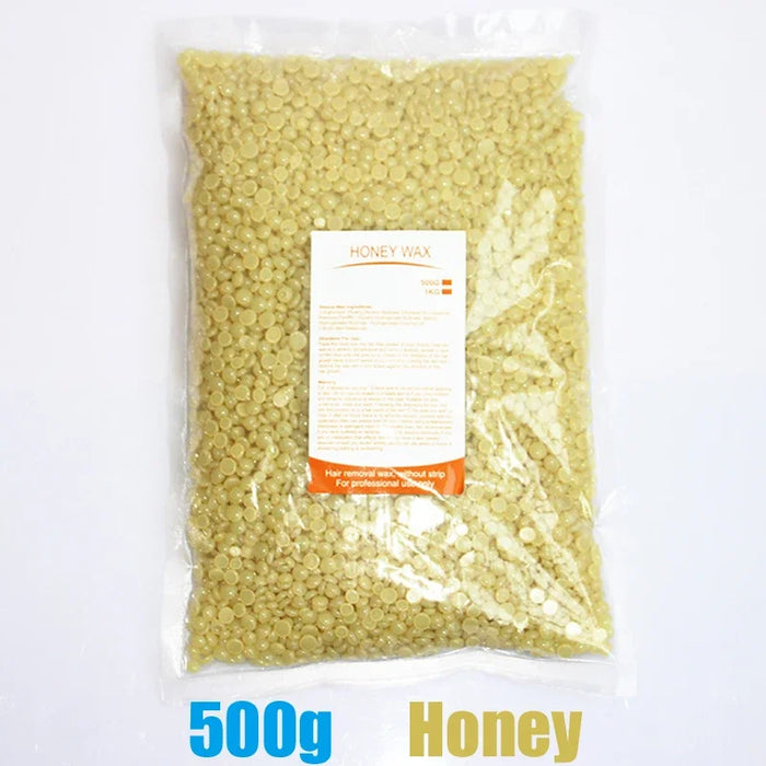 400g/500g Waxing Wax for Hair Removal Hard Wax Beans Depilatory Hot Film Wax Beads for Full Body