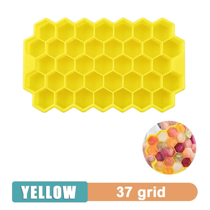 4/6/8/15 Grid Big Ice Tray Mold Giant Jumbo Large Food Grade Silicone Ice Cube Square Tray Mold DIY Ice Maker Ice Cube Tray