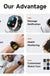 2023 NEW SmartWatch Android Phone 1.44" Color Screen Full Touch Custom Dial Smart Watch Women Bluetooth Call Smart Watch Men