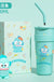 700/1200ml Sanrio Hello Kitty Cinnamoroll Thermos Cup Straw Cup with Handle Cartoon High Capacity Stainless Steel Water Cup Gift