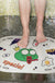 Shocked Frog PVC Bathroom Mat