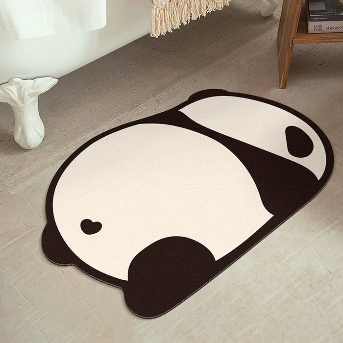 Sleeping Panda Soft Bath Mat