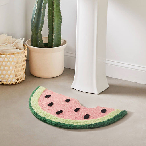 Slice of Watermelon Bath Mat