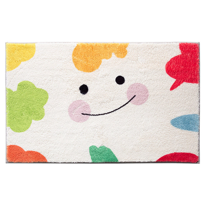 Smiling Clouds Bath Mat