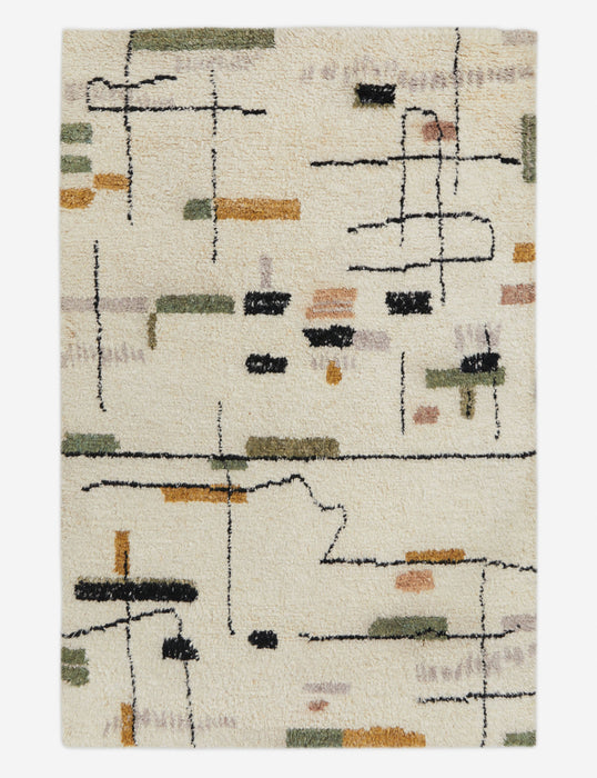 Staccato Hand-Knotted Wool Rug