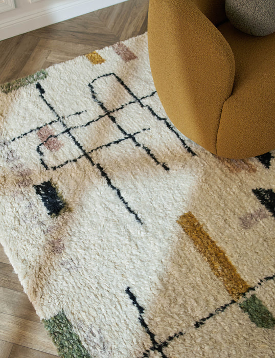 Staccato Hand-Knotted Wool Rug