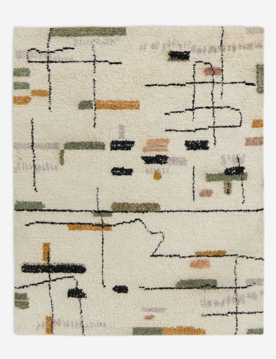 Staccato Hand-Knotted Wool Rug