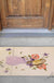 Feblilac Purple Vase Flower and Bird PVC Coil Door Mat by Stacie from US