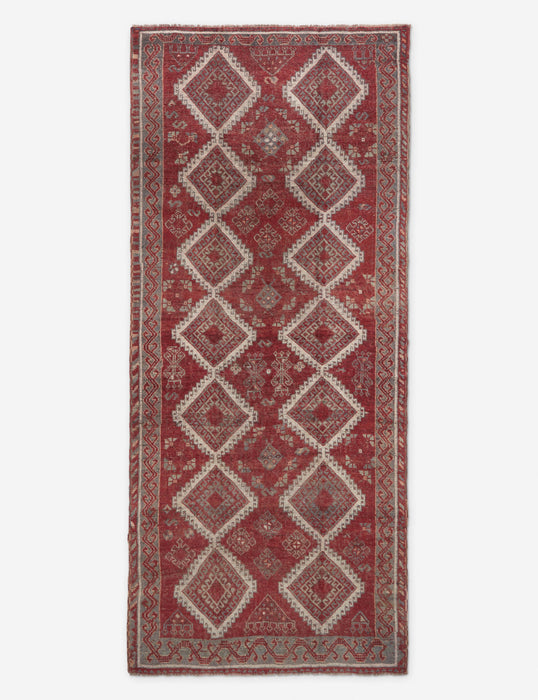 Vintage Turkish Hand-Knotted Wool Rug No. 234, 4'9" x 11'2"