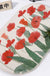 Watercolor Style Flowers Bath Mat