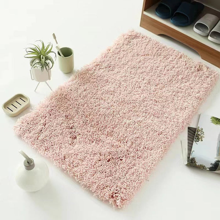 Feblilac Super Plush Solid Tufted Bath Mat