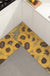 Feblilac Yellow Sunflower Diatomaceous Earth Kitchen Mat