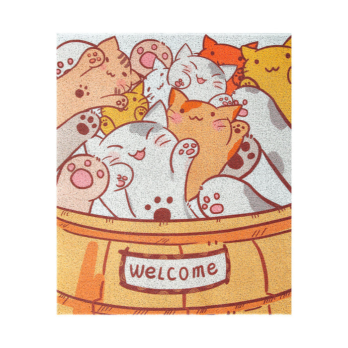 Welcome Cute Cats Door Mat