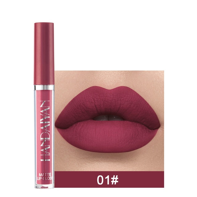 6PC Matte Velvet Lip Gloss Set - Okeihouse