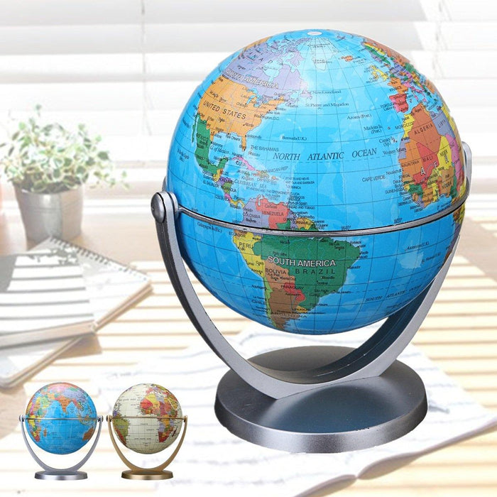 360 Dregee Rotating Globes Earth Ocean Globe World Geography Map Table Desktop