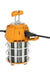 GKT20-100W-01 - TEMPORARY WORK LIGHT 100W, 3000-6500K, AC100-277V, CLEAR COVER, IP42, 6FT PLUG STANDARD CABLE LENGTH, ORANGE HANDLE