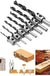 Drillpro 7pcs HSS 5 Flute Countersink Drill Bit Set Reamer Woodworking 3-10mm Chamfer Drill Bits