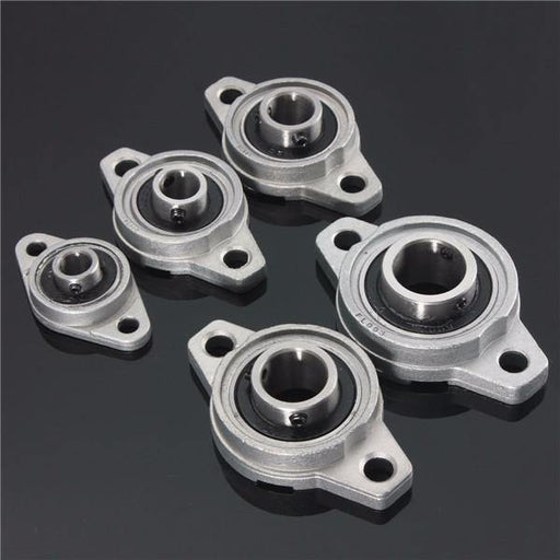 Machifit 8/10/12/15/17mm Bore Diameter Zinc Alloy Pillow Block Flange Linear Bearing KFL Series CNC