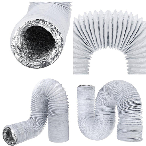 3M 5Inch Exhaust Hose PVC Flexible Ducting Air Conditioner Exhaust Hose Replacement Hose Extend Vent