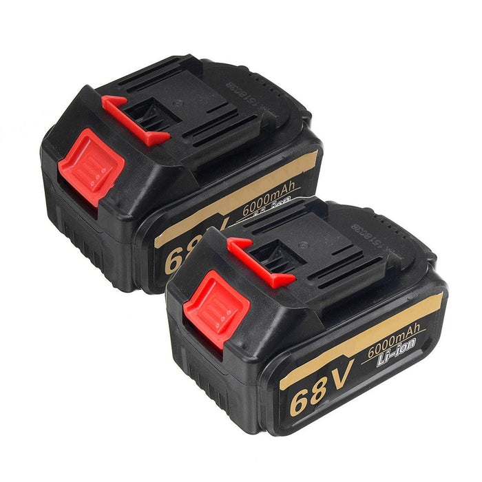 68V 6000mAh/8000mAh Electric Impact Wrench Cordless Brushless with 2 Rechargeable Battery