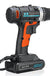 30V Cordless Rechargeable Power Drill Driver Electric Screwdriver with 2 Li-ion Batteries