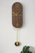 Creative Art Walnut Wooden Noiseless Hanging Clock