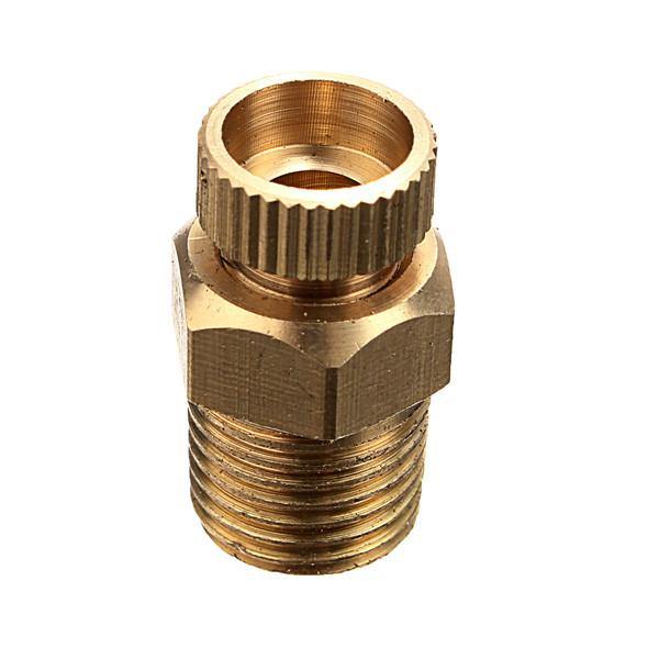 PT 1/2 3/8 1/4 Inch Brass Drain Valve Air Compressor Male Threaded Water Drain Valve