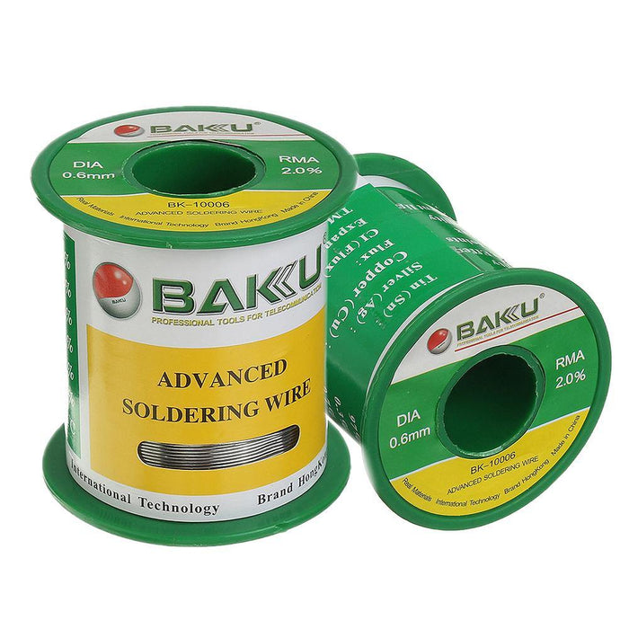 BAKU Solder Wire Lead Free Rosin Core Tin Silver Copper Solder Welding Wire Flux Roll 0.2mm/0.3mm/0.4mm/0.5mm/0.6mm