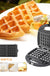 6-in-1 Waffle Maker EU Plug Sandwich Maker Grill Breakfast Maker Doughnut Cake Maker Compact Kitchen Dining Kitchen Accessories