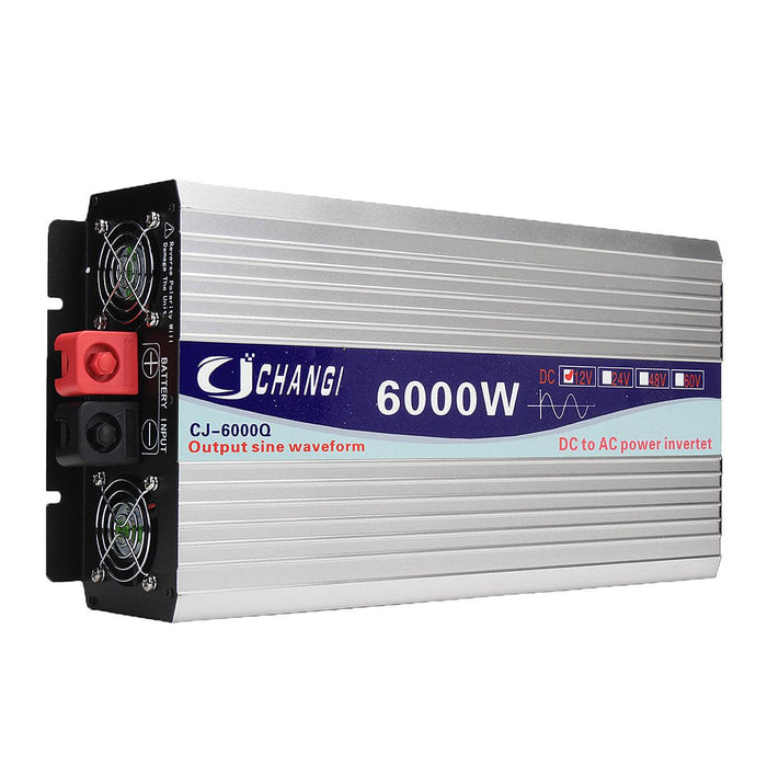 Intelligent Screen Pure Sine Wave Power Inverter 12V/24V To 240V 3000W/4000W/5000W/6000W Converter